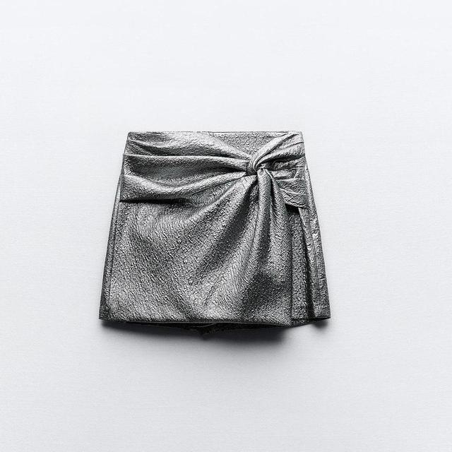 Zara Women's Skirt - Silver - S on Productcaster.