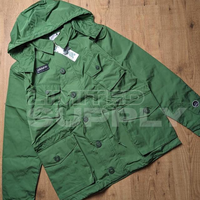 Adidas Men's Jacket - Green - L on Productcaster.