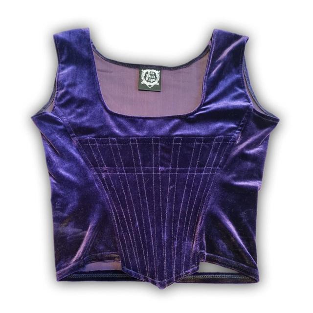 Vintage Women's Corset - Purple - M on Productcaster.