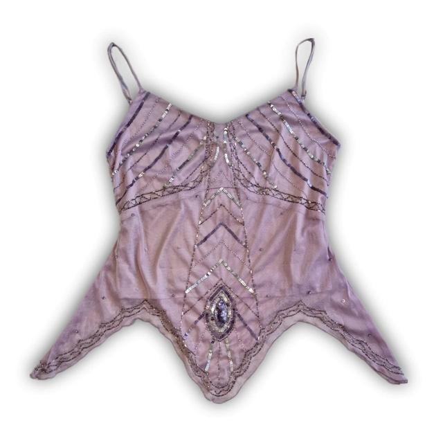 Vintage Women's Top - Purple - M on Productcaster.