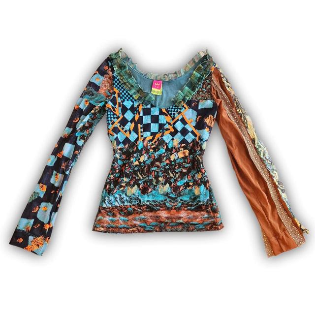 Save The Queen Women's Top - Multi - XL on Productcaster.