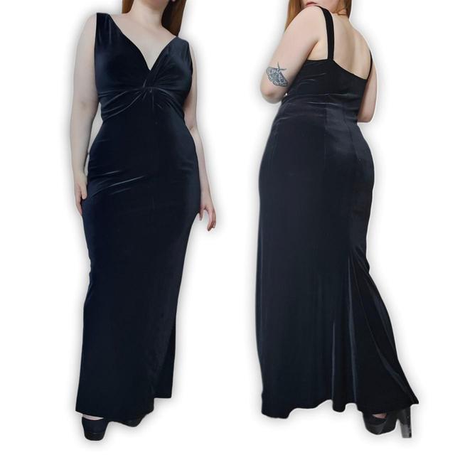 Vintage Women's Maxi Dress - Black - 16 on Productcaster.