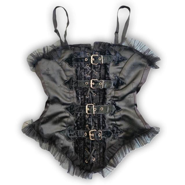 Vintage Women's Corset - Black - L on Productcaster.