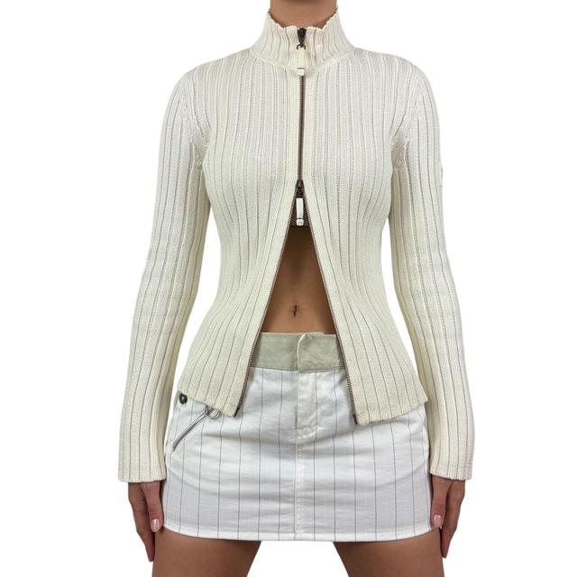 DKNY Women's Jumper - Cream - M on Productcaster.