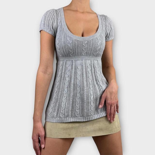 Abercrombie & Fitch Women's Jumper - Grey - M on Productcaster.