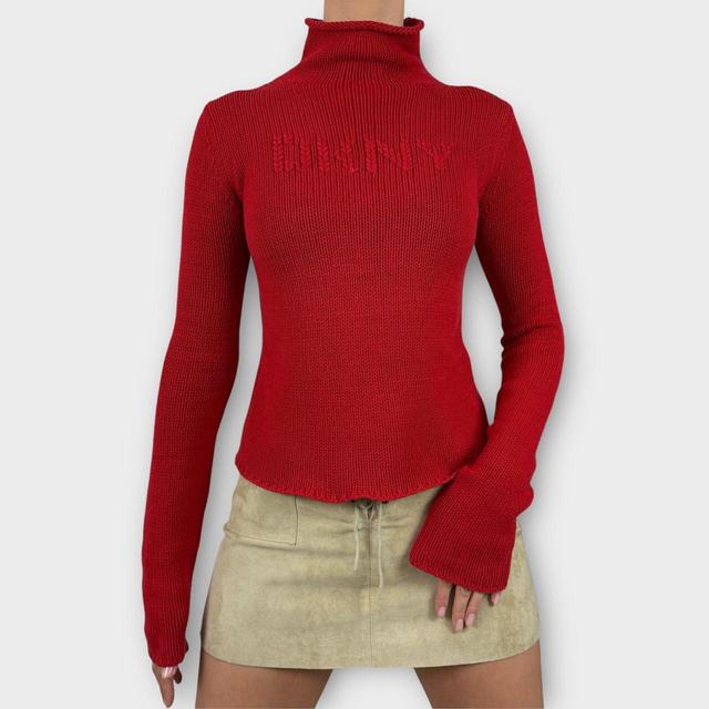 DKNY Women's Jumper - Red - S on Productcaster.