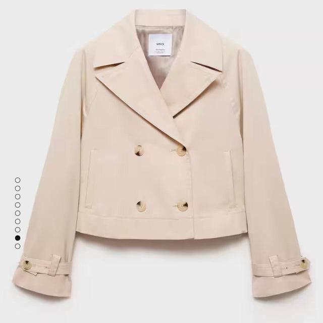 Mango Women's Jacket - Cream/Tan - S on Productcaster.