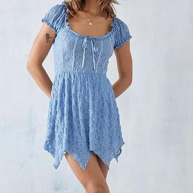 Urban Outfitters Women's Dress - Blue - XXS on Productcaster.