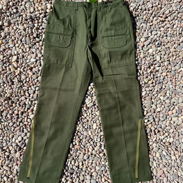 Vintage Men's Trousers - Khaki - 30" on Productcaster.