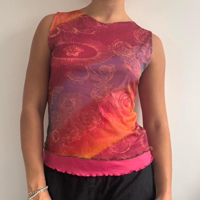 Women's Vest - Multi/Pink - M on Productcaster.