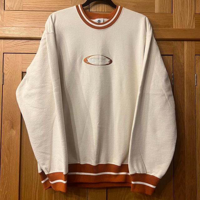 Supreme Men's Sweatshirt - Cream - L on Productcaster.