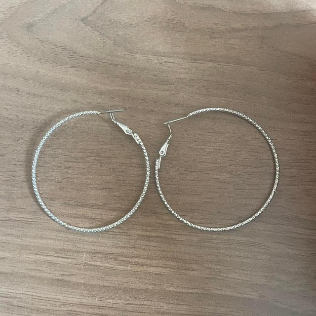 Women's Earrings - Silver on Productcaster.