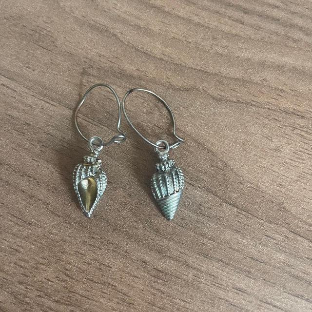 Women's Earrings - Silver on Productcaster.