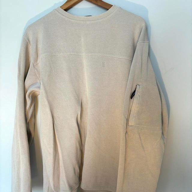 Vintage Men's Sweatshirt - Tan/Cream - XL on Productcaster.