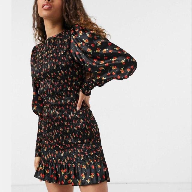 ASOS Design Women's Mini Dress - Black/Multi - 8 on Productcaster.