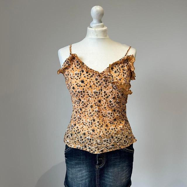 Vintage Women's Vest - Orange - S on Productcaster.