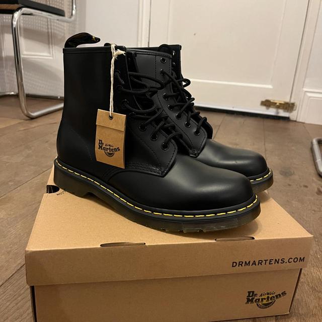 Dr. Martens Men's Military Boots - Black - UK 9 on Productcaster.