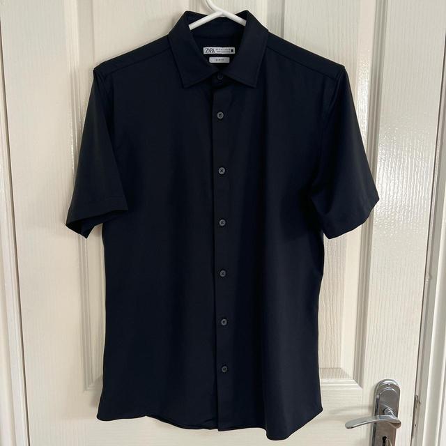 Zara Men's Shirt - Black - S on Productcaster.