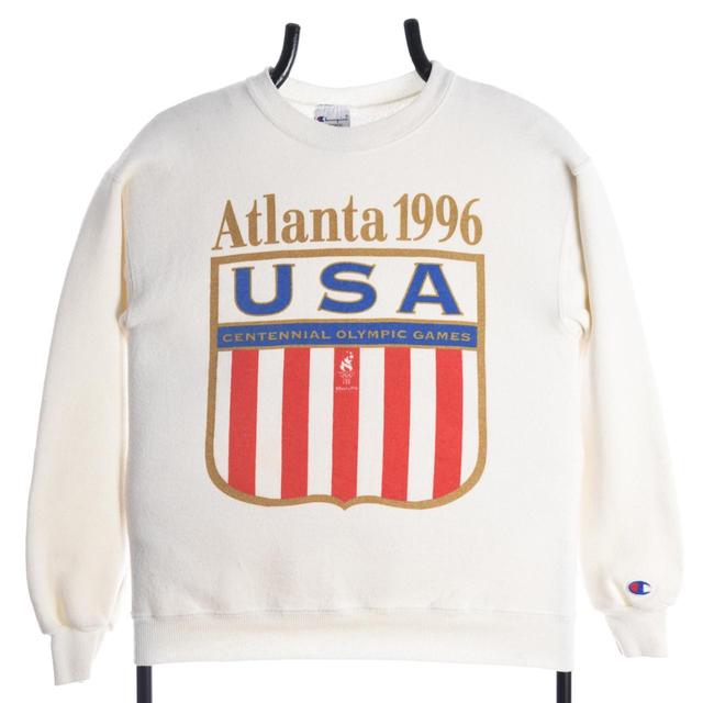 Champion Women's Sweatshirt - White - S on Productcaster.