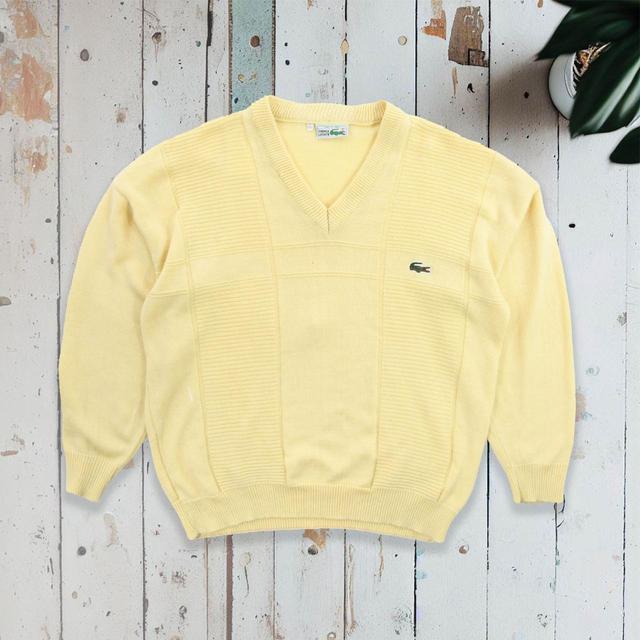 Lacoste Men's Jumper - Yellow - XL on Productcaster.