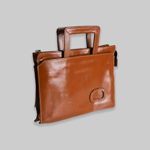 Vintage Men's Satchels - Brown on Productcaster.