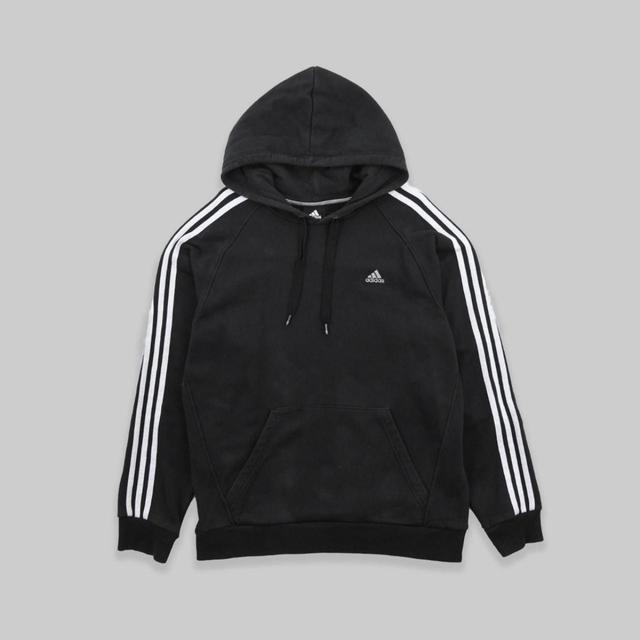 Adidas Men's Hoodie - Black - L on Productcaster.