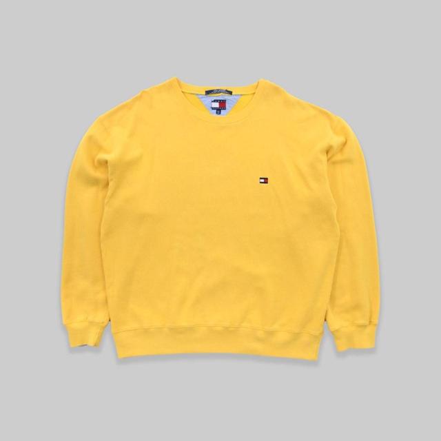 Tommy Hilfiger Men's Sweatshirt - Yellow - XXL on Productcaster.