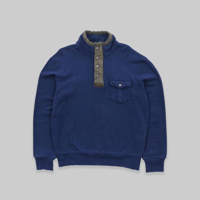 Ralph Lauren Men's Sweatshirt - Navy/Grey - L on Productcaster.