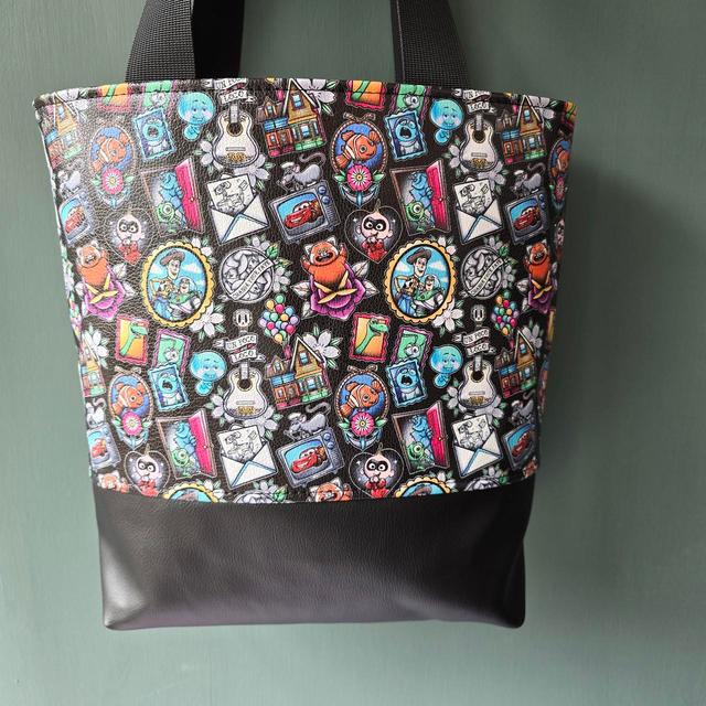 Custom Women's Tote bags - Black/Multi on Productcaster.