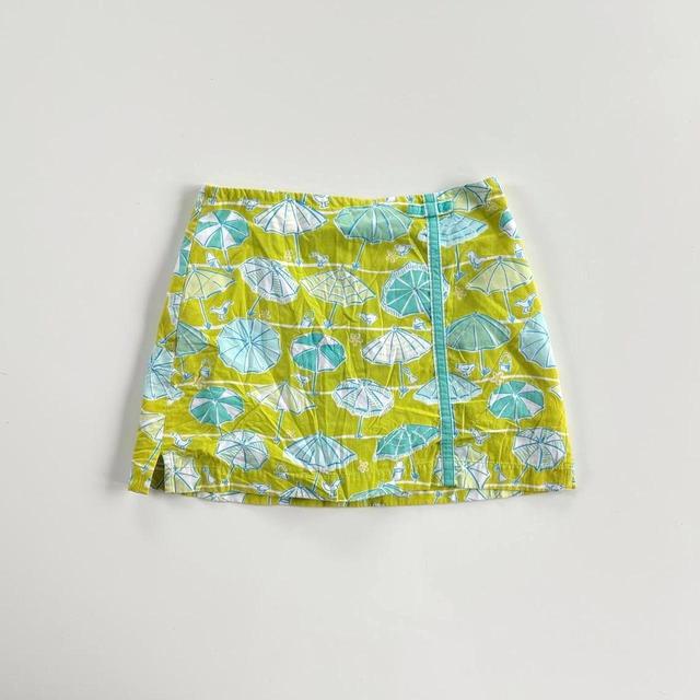 Lilly Pulitzer Women's Skirt - Green/Blue - 24" on Productcaster.