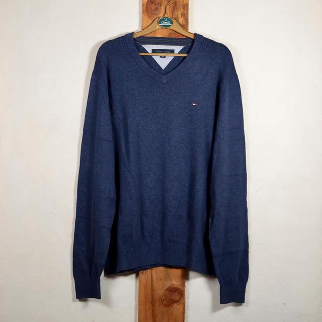 Tommy Hilfiger Men's Jumper - Navy - M on Productcaster.