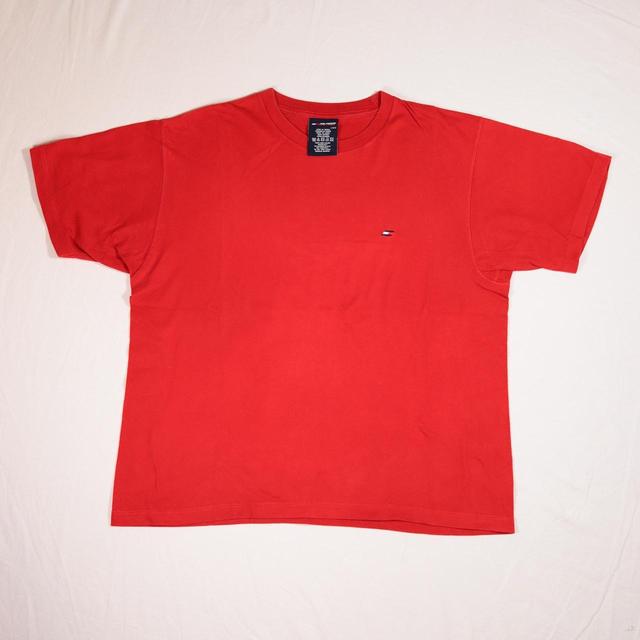 Tommy Hilfiger Men's T-shirt - Red - L on Productcaster.