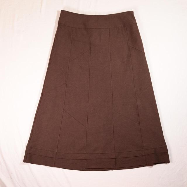 Marks & Spencer Women's Midi Skirt - Brown - UK 14 on Productcaster.