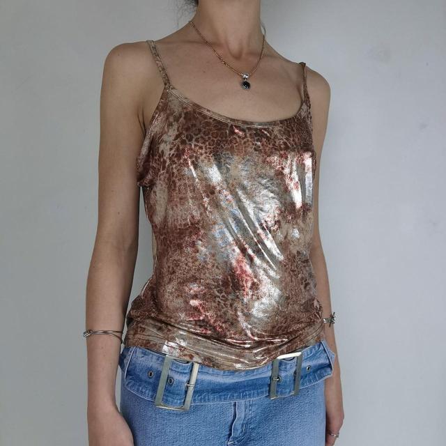 Vintage Women's Vest - Silver - 12 on Productcaster.