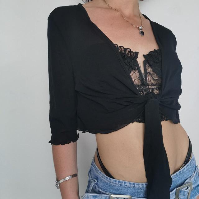 Vintage Women's Top - Black - S on Productcaster.