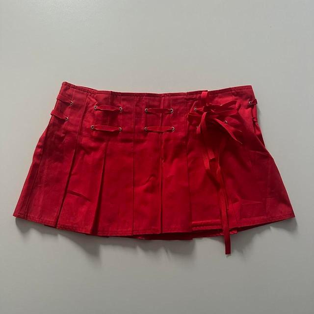 Topshop Women's Party Skirt - Red - XS on Productcaster.