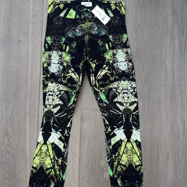 Helmut Lang Women's Leggings - Multi/Green - S on Productcaster.