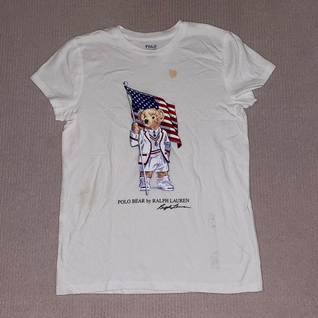 Polo Ralph Lauren Women's T-shirt - White - XS on Productcaster.