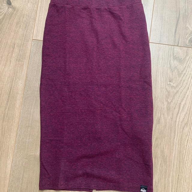 Superdry Women's Skirt - Purple/Burgundy - XS on Productcaster.