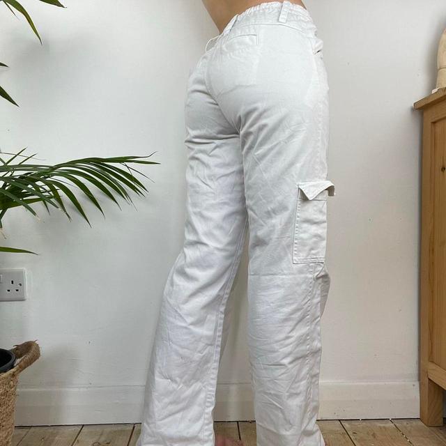 Subdued Women's Cargo Trousers - White - UK 6 on Productcaster.