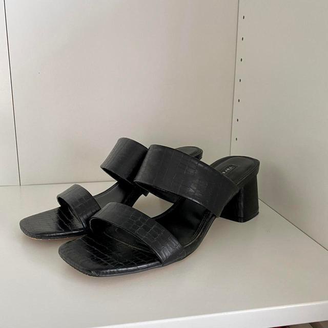 Topshop Women's Mules - Black - UK 7 on Productcaster.