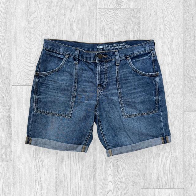 Gap Women's Shorts - Navy/Blue - UK 12 on Productcaster.