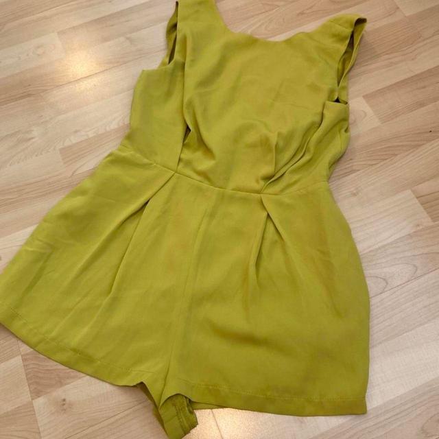 Topshop Petite Women's Playsuit - Green - UK 12 on Productcaster.