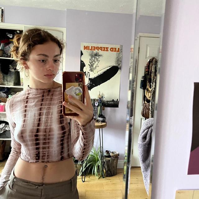 Women's Crop top - Brown - One size on Productcaster.