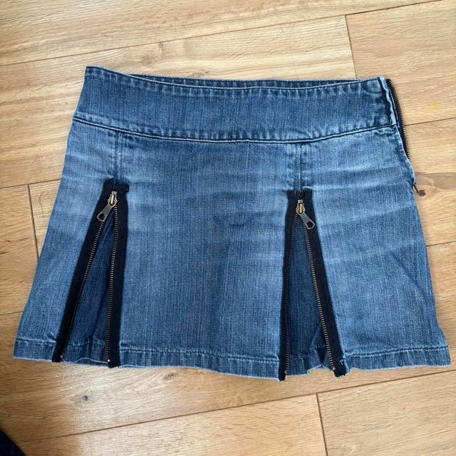 Vintage Women's Skirt - Navy/Blue - S on Productcaster.