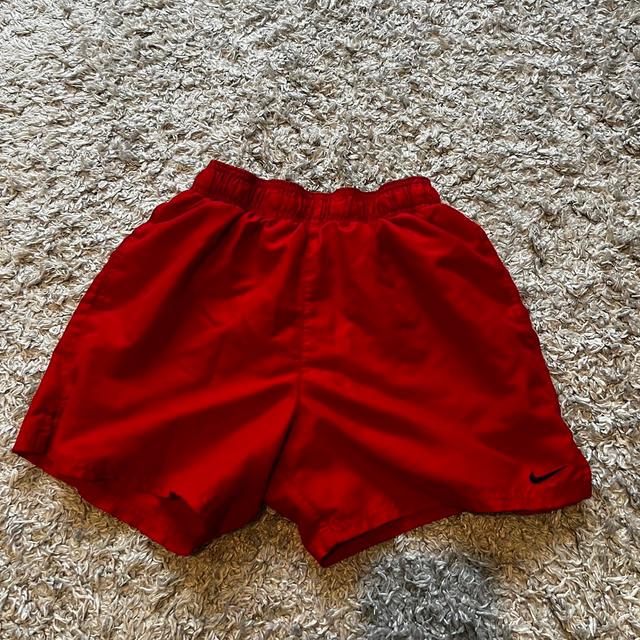 Nike Men's Shorts - Red - S on Productcaster.