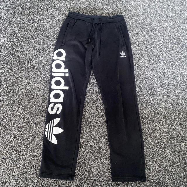 Adidas Men's Sweatpants - Black/White - M on Productcaster.