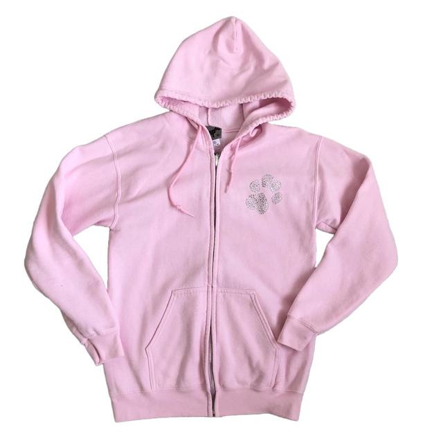 Preloved Women's Hoodie - Pink - S on Productcaster.