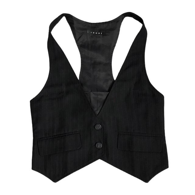 Women's Waistcoat - Black/Grey - S on Productcaster.