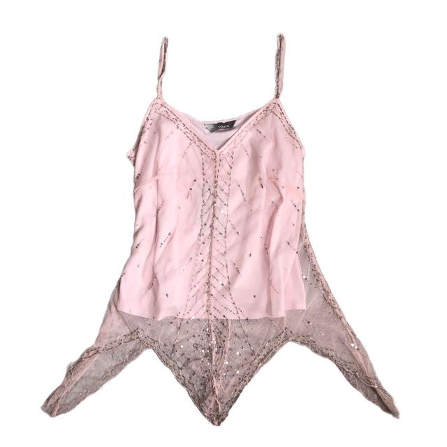 Deadstock Women's Vest - Pink/Silver - S on Productcaster.